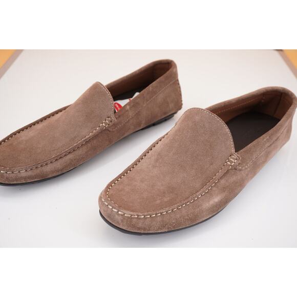 To Boot New York Quincy Grey Suede Men\'s Driver loafers Size 12 New $295 Moc main image 11